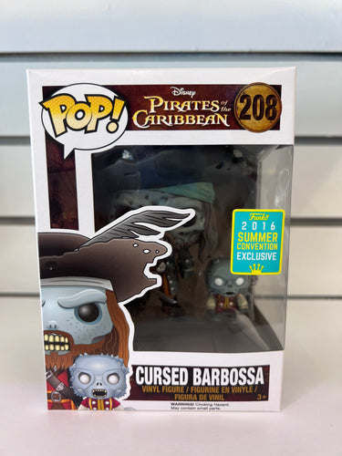 Funko Pop Cursed Barbossa (with Monkey)