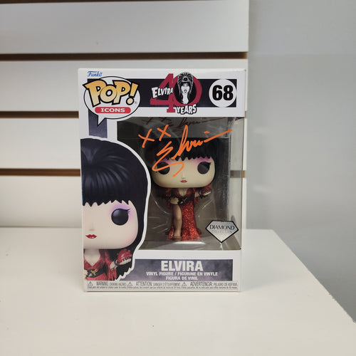 Funko Pop Elvira (Signed By Elvira With JSA Authentication)