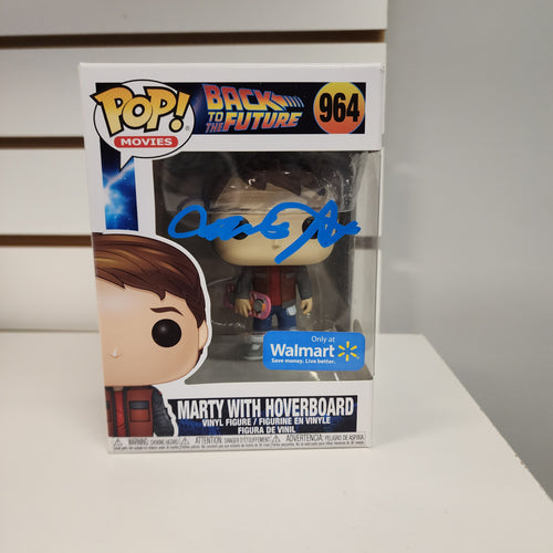 Funko Pop Marty with Hoverboard (Signed By Michael J Fox With JSA Authentication)
