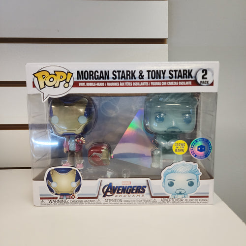 Funko Pop Morgan Stark & Tony Stark (Glow in the Dark) (2-Pack)