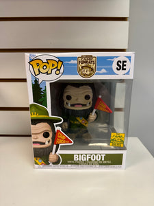 Funko Pop Bigfoot with Red Flag
