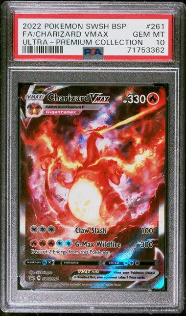 PSA 10 Charizard Vmax UPC #261