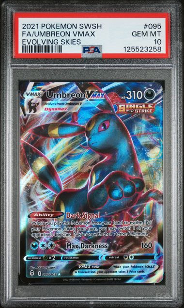 PSA 10 Umbreon Vmax Evolving Skies #095