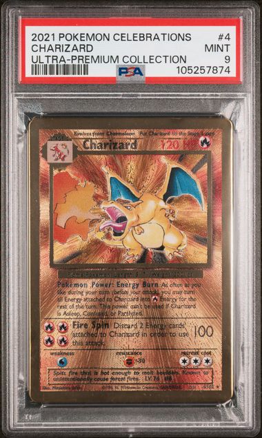 PSA 9 Charizard (Metal) [Ultra Premium Collection]