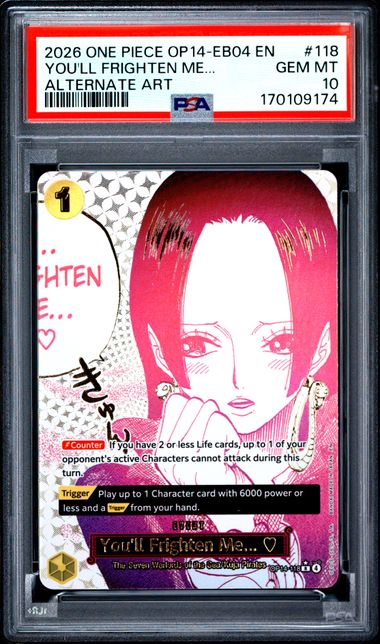 PSA 10 You'll Frighten Mee... alt art OP14-EB04 #118