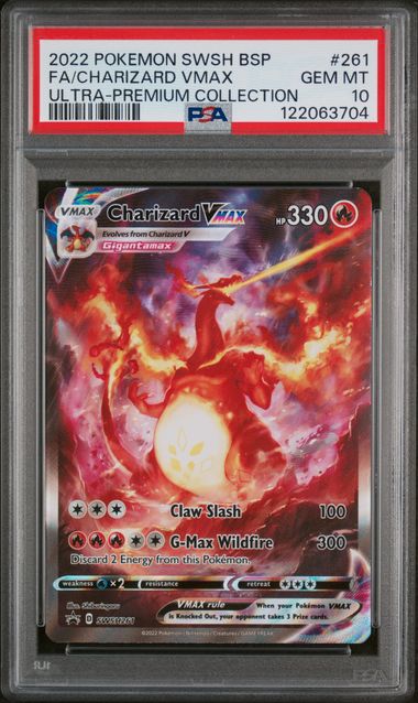 PSA 10 Charizard Vmax Ultra Premium Collection #261