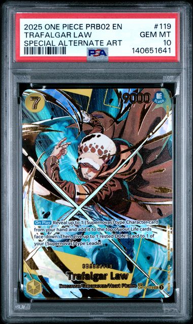 PSA 10 Trafalgar Law SP PRB02 #119