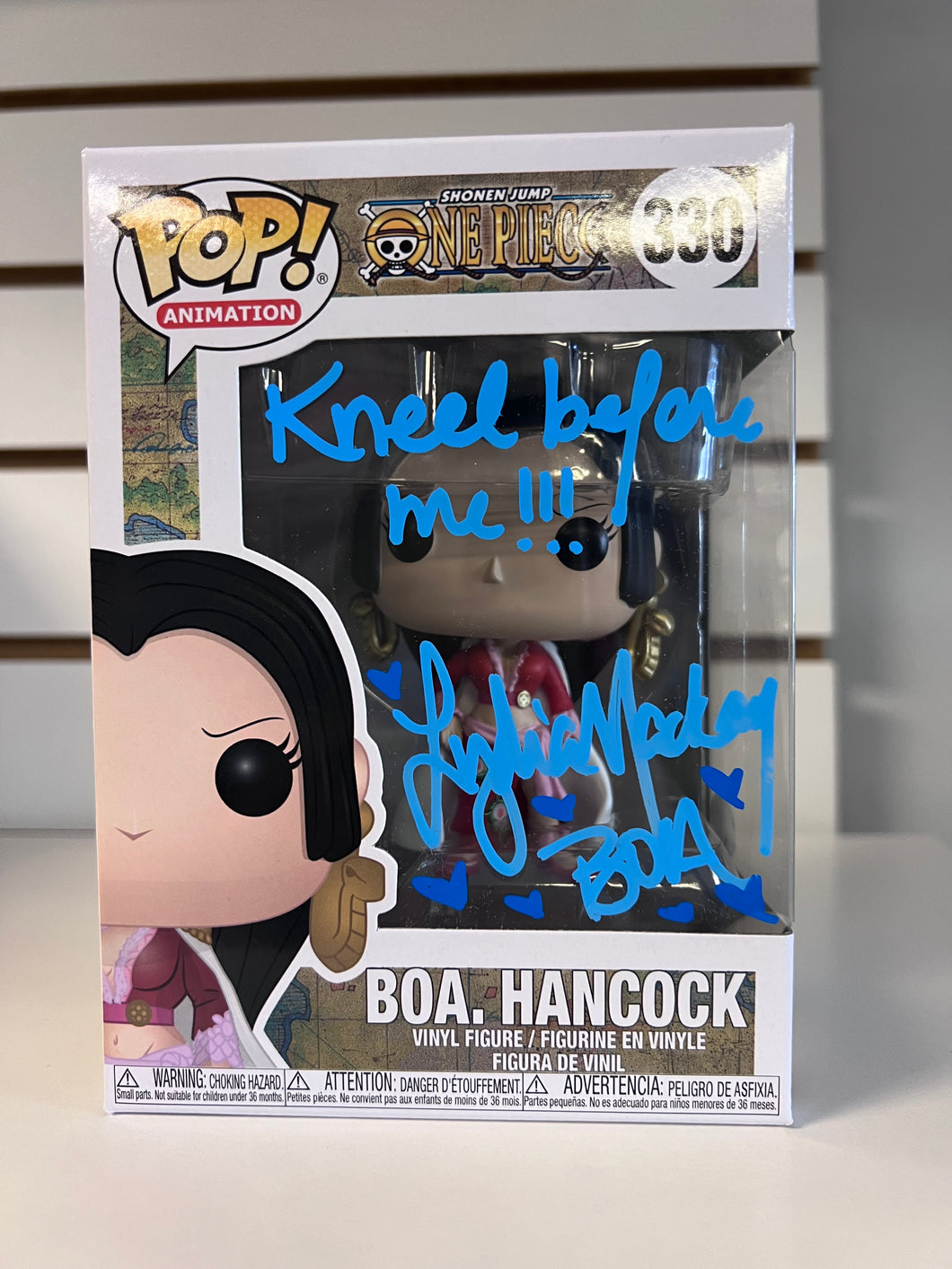 Funko Pop Boa Hancock (Signed With Quote And JSA Authentication)
