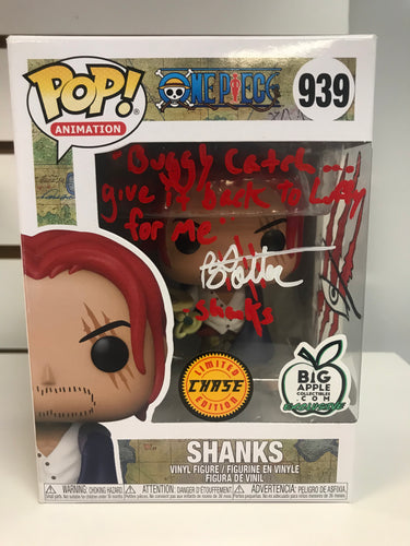 Funko Pop Shanks (Autographed By Brandon Potter With Quote, Sketch, And JSA Certification)