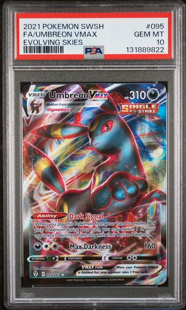 PSA 10 Umbreon Vmax Evolving Skies #095