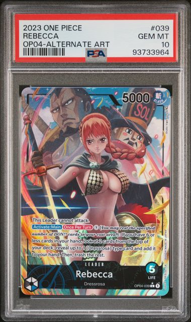 PSA 10 Rebecca alt art OP04 #039