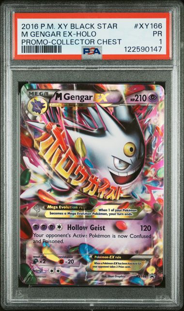 PSA 1 M Gengar EX Collector Chest #XY166