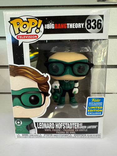 Funko Pop Leonard Hofstadter (as Green Lantern)