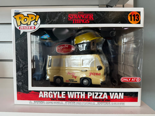 Funko Pop Argyle With Pizza Van