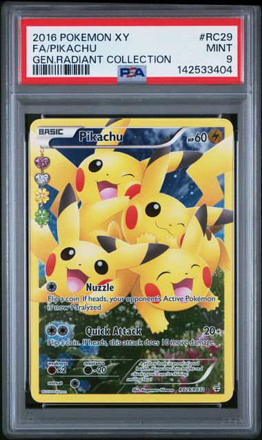 PSA 9 Pikachu Generations Radiant Collection #RC29