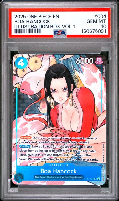 PSA 10 Boa Hancock Illustration Box vol 1 #004