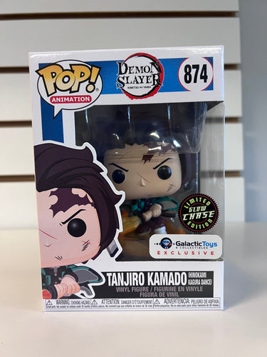 Funko Pop Tanjiro Kamado (Hinokami Kagura Dance) (Glow in the Dark)