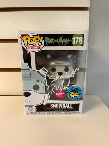 Funko Pop Snowball (Signed by Rob Paulsen and Certified)