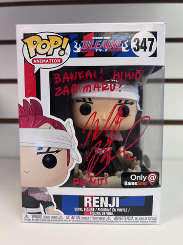 Funko Pop Renji (Bankai Sword) (Signed With Quote And JSA Authentication)