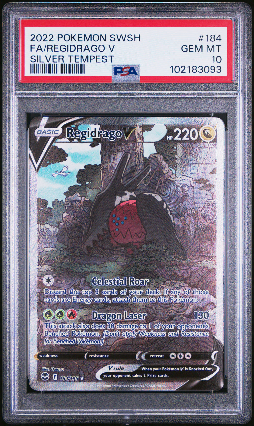 PSA 10 Regidrago V [Silver Tempest]