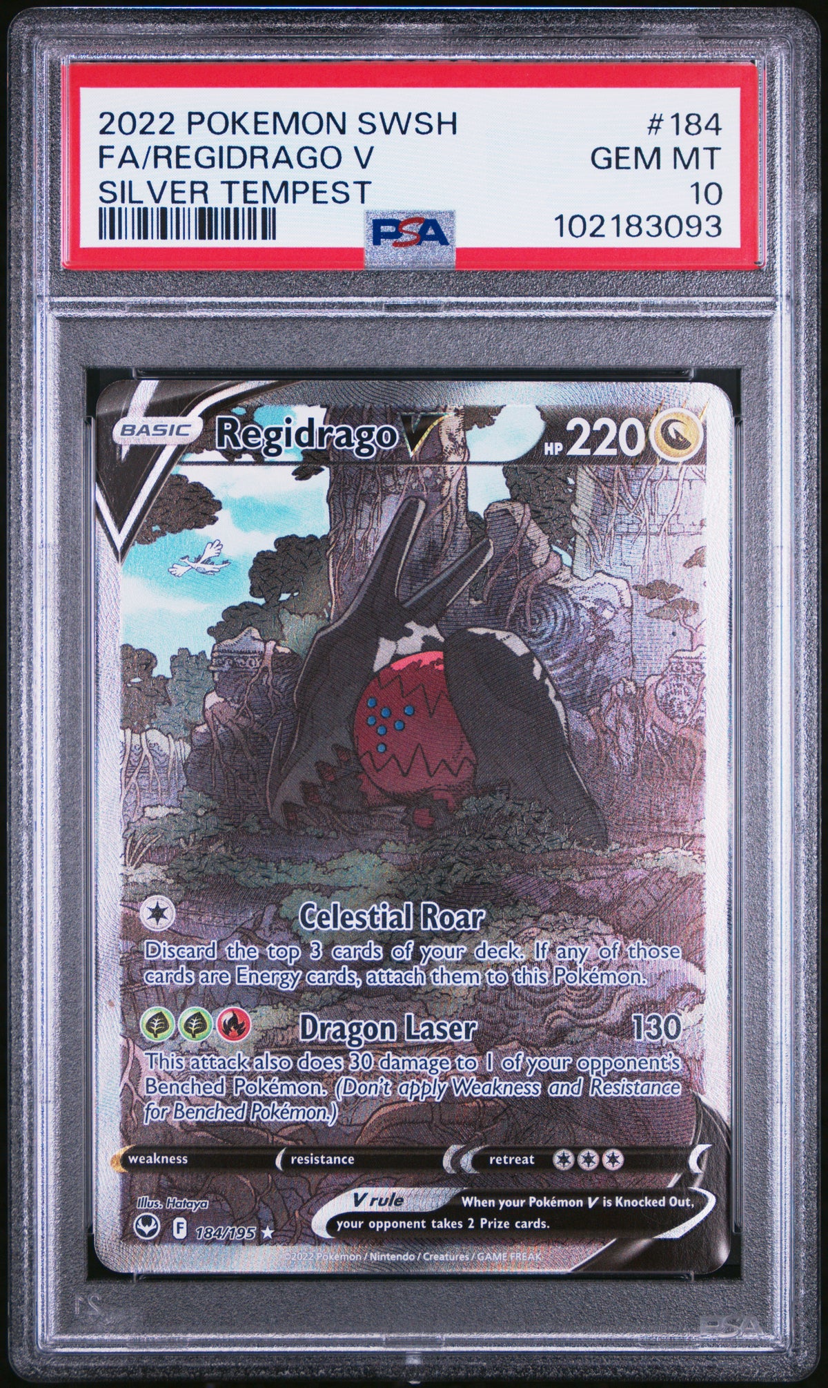 PSA 10 Regidrago V [Silver Tempest]
