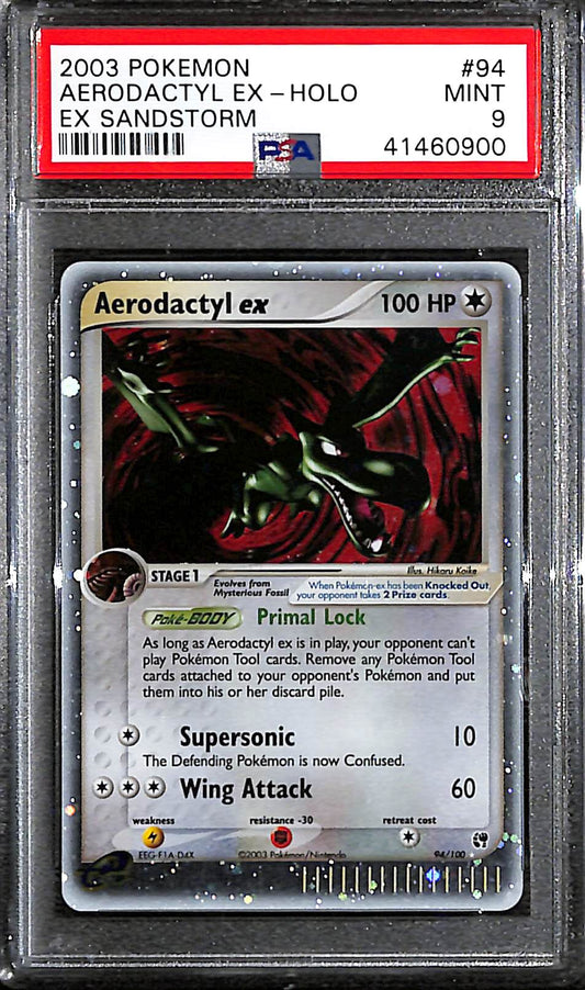 PSA 9 Aerodactyl ex #94 [EX Sandstorm]