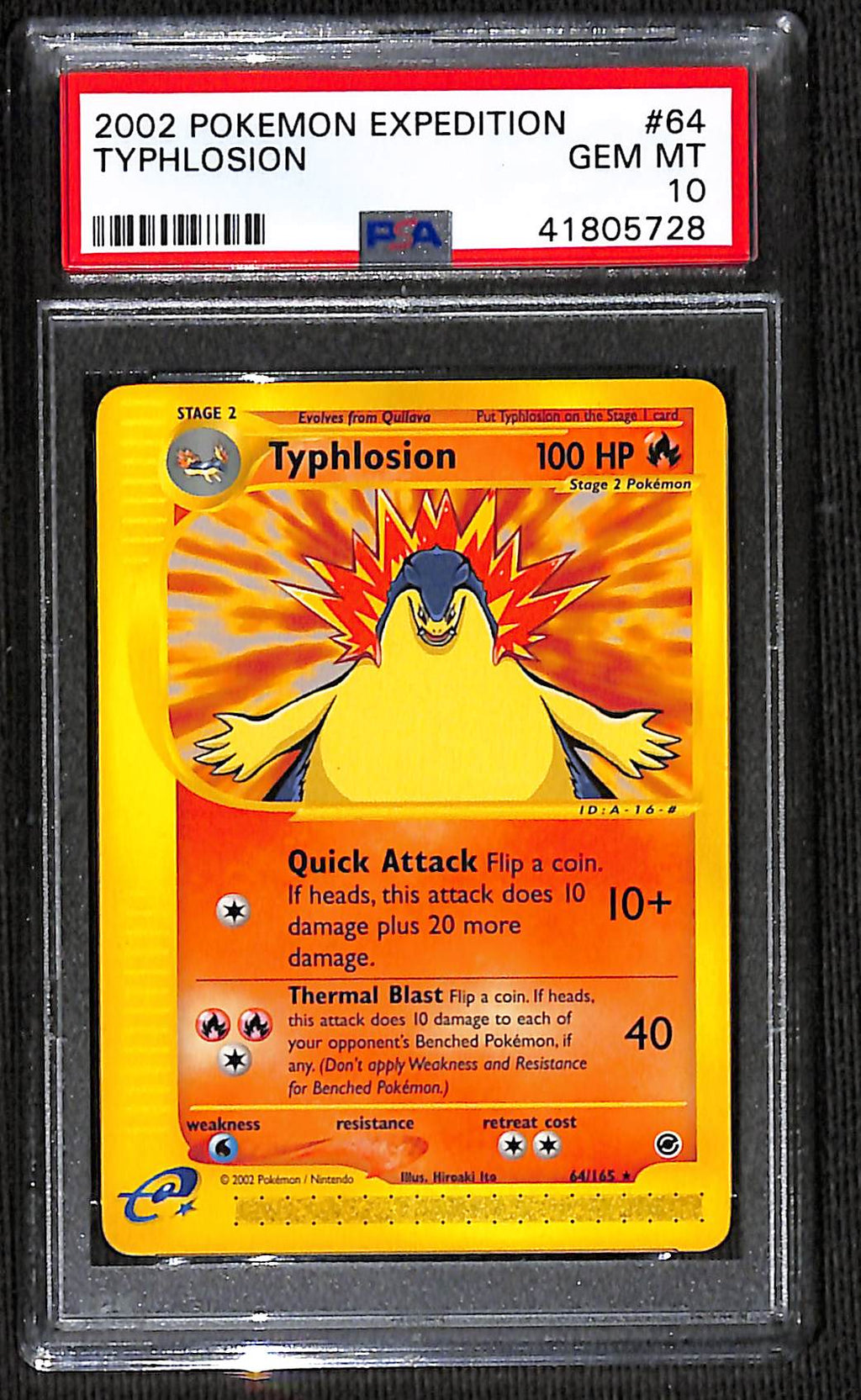 PSA 10 Typhlosion [Expedition]