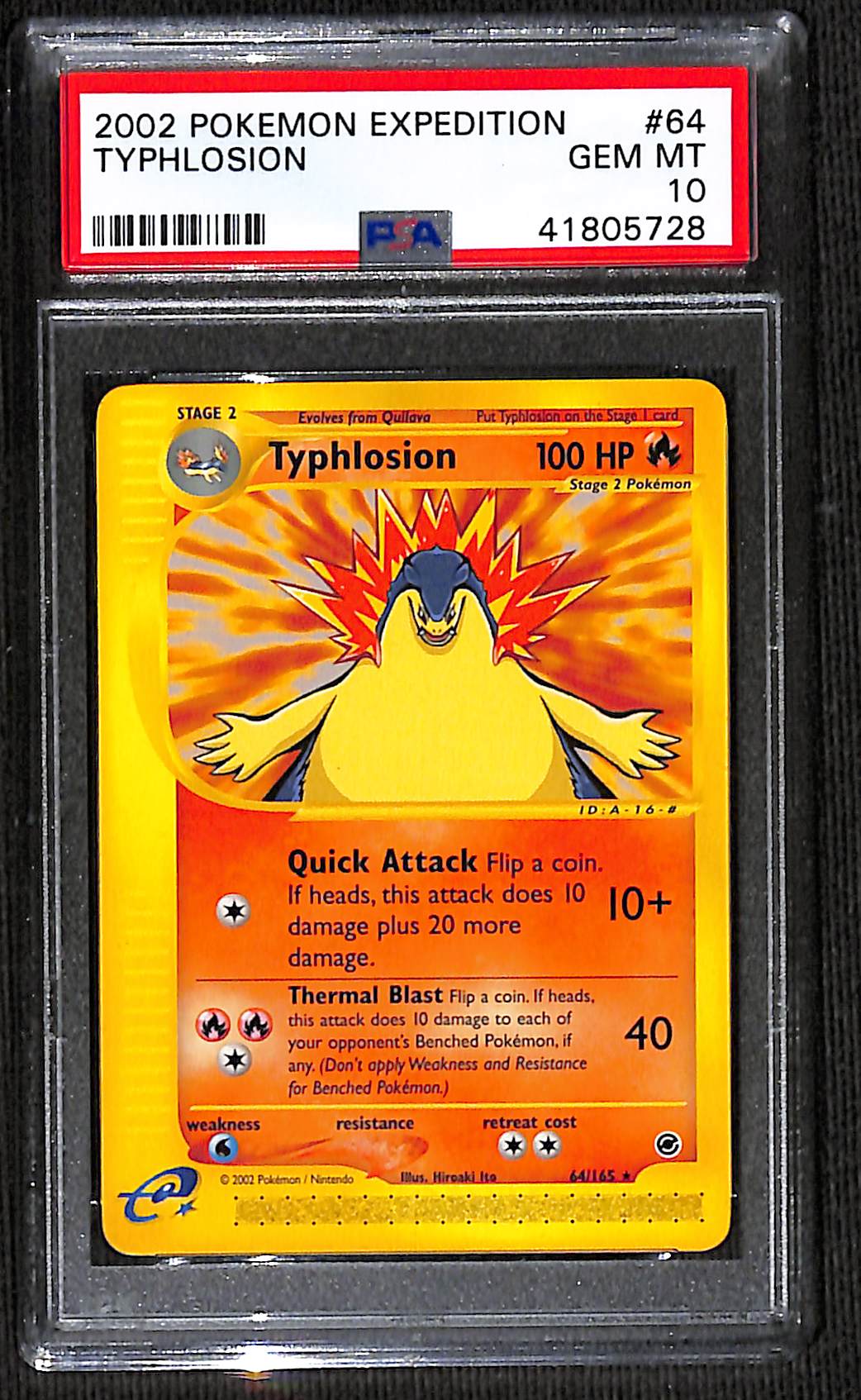 PSA 10 Typhlosion [Expedition]