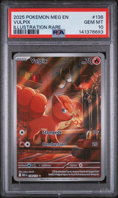 PSA 10 Vulpix Mega Evolution #138