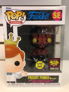 Funko Pop Freddy Funko as Darth Maul (Glow in the Dark)