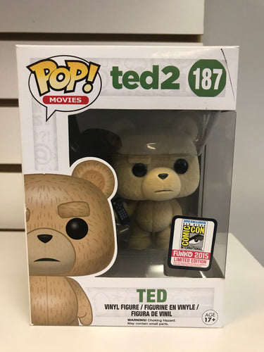 Funko Pop Ted (Remote) (Flocked) [Con Sticker]