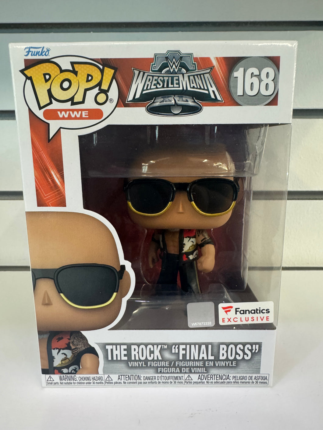 Funko Pop The Rock “Final Boss”