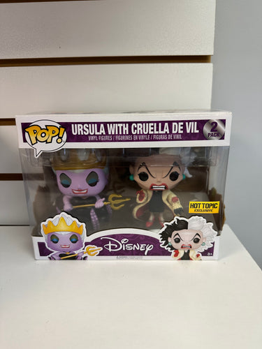 Funko Pop Ursula with Cruella De Vil (2-Pack)