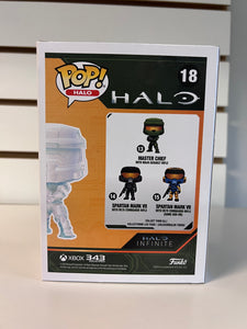 Funko Pop Master Chief with MA40 Assault Rifle in Active Camo