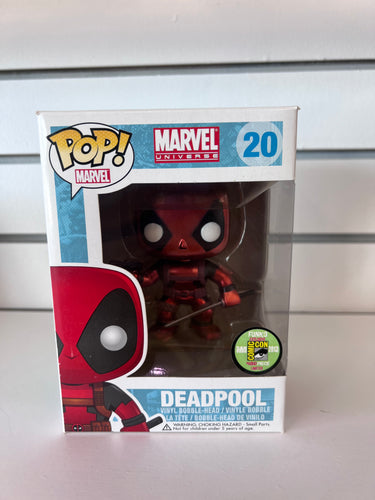 Funko Pop Deadpool (Red) (Metallic)