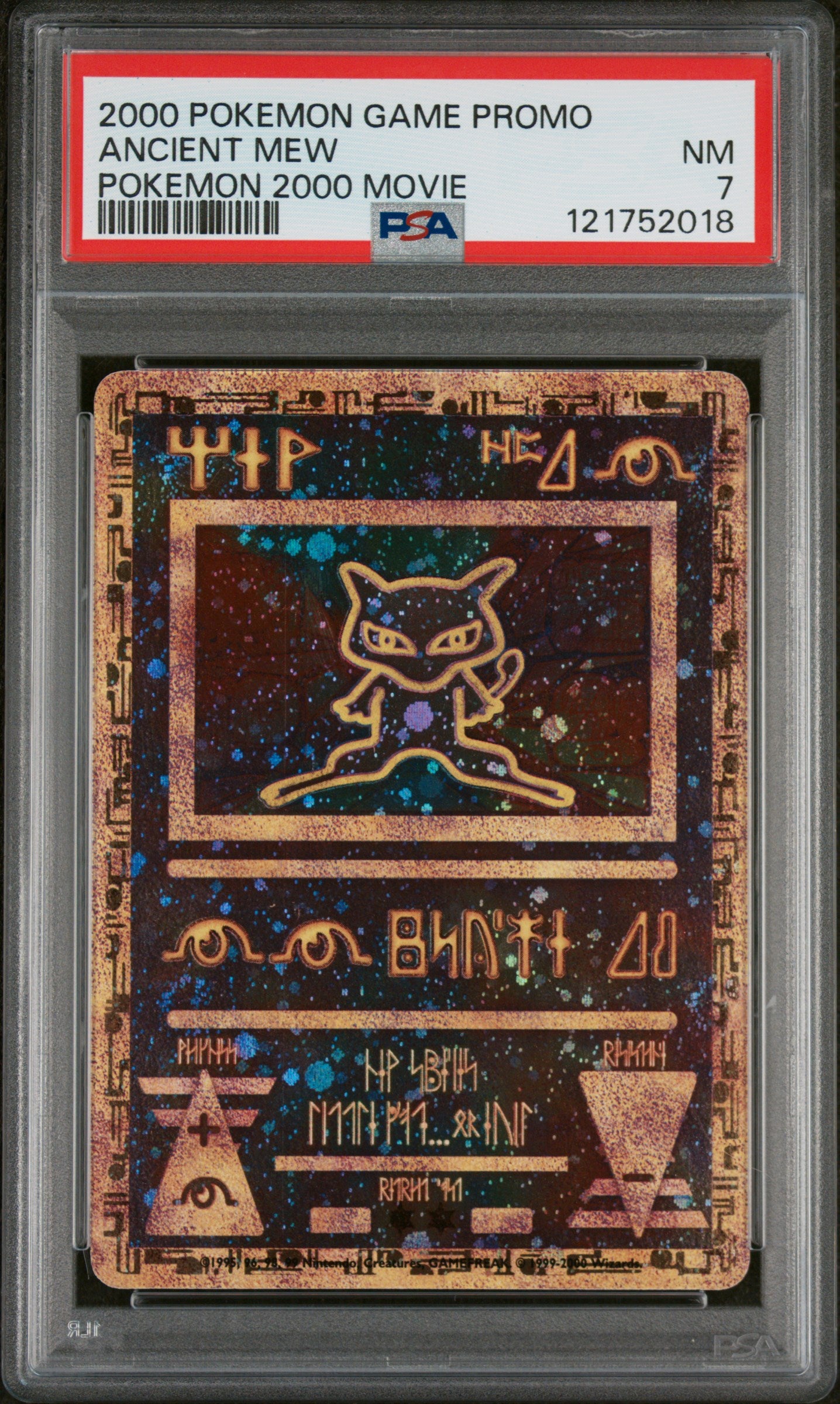 PSA 7 Ancient Mew (Pokemon 2000 Movie Promo)