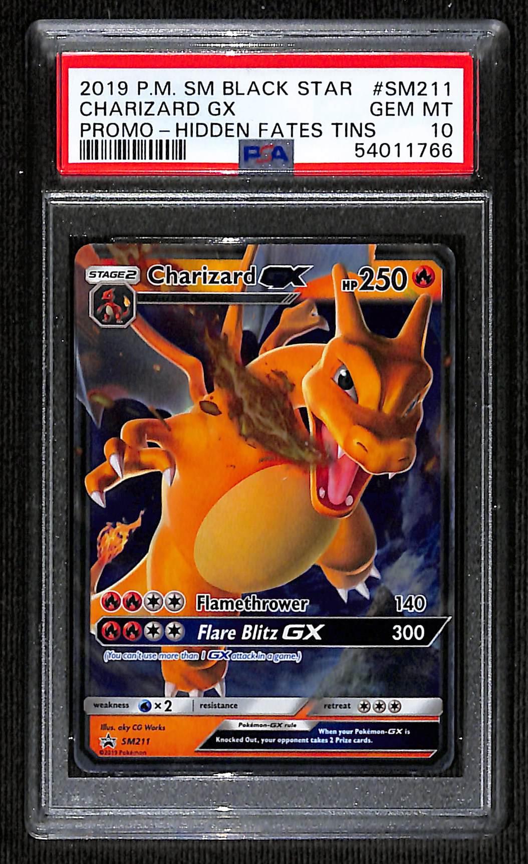 PSA 10 Charizard GX [SM Promo]