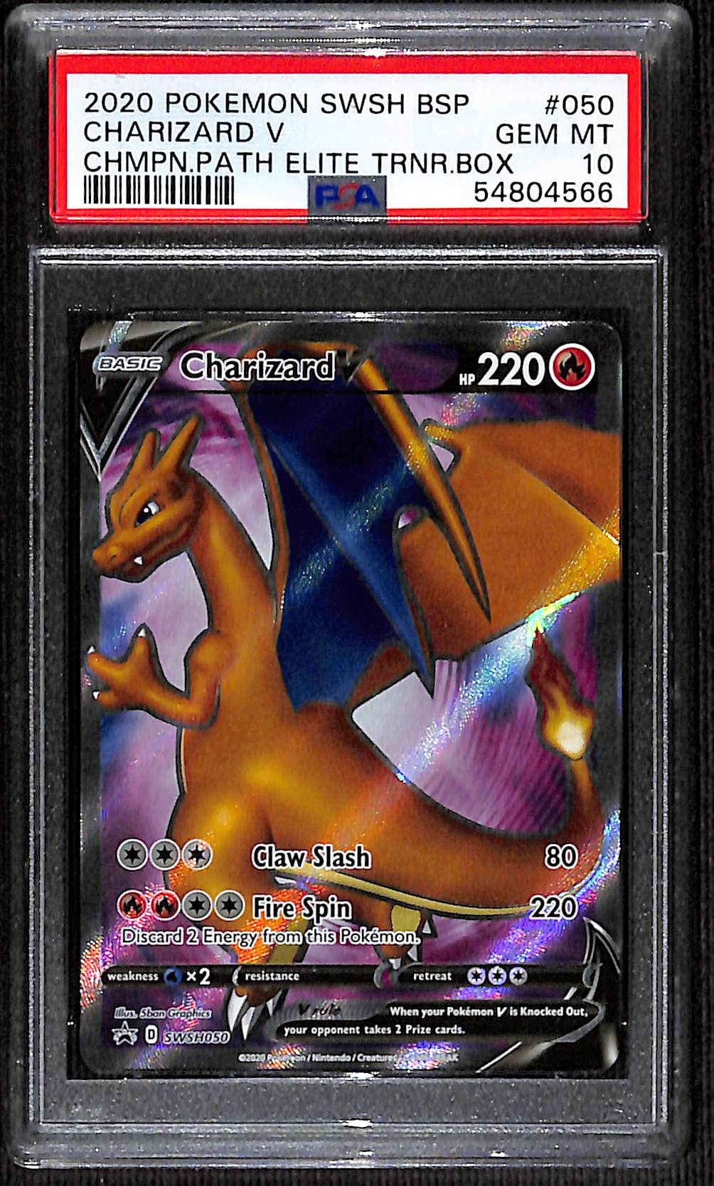 PSA 10 Charizard V [SWSH Promo]