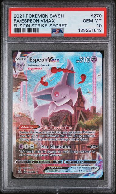 PSA 10 Espeon Vmax #270