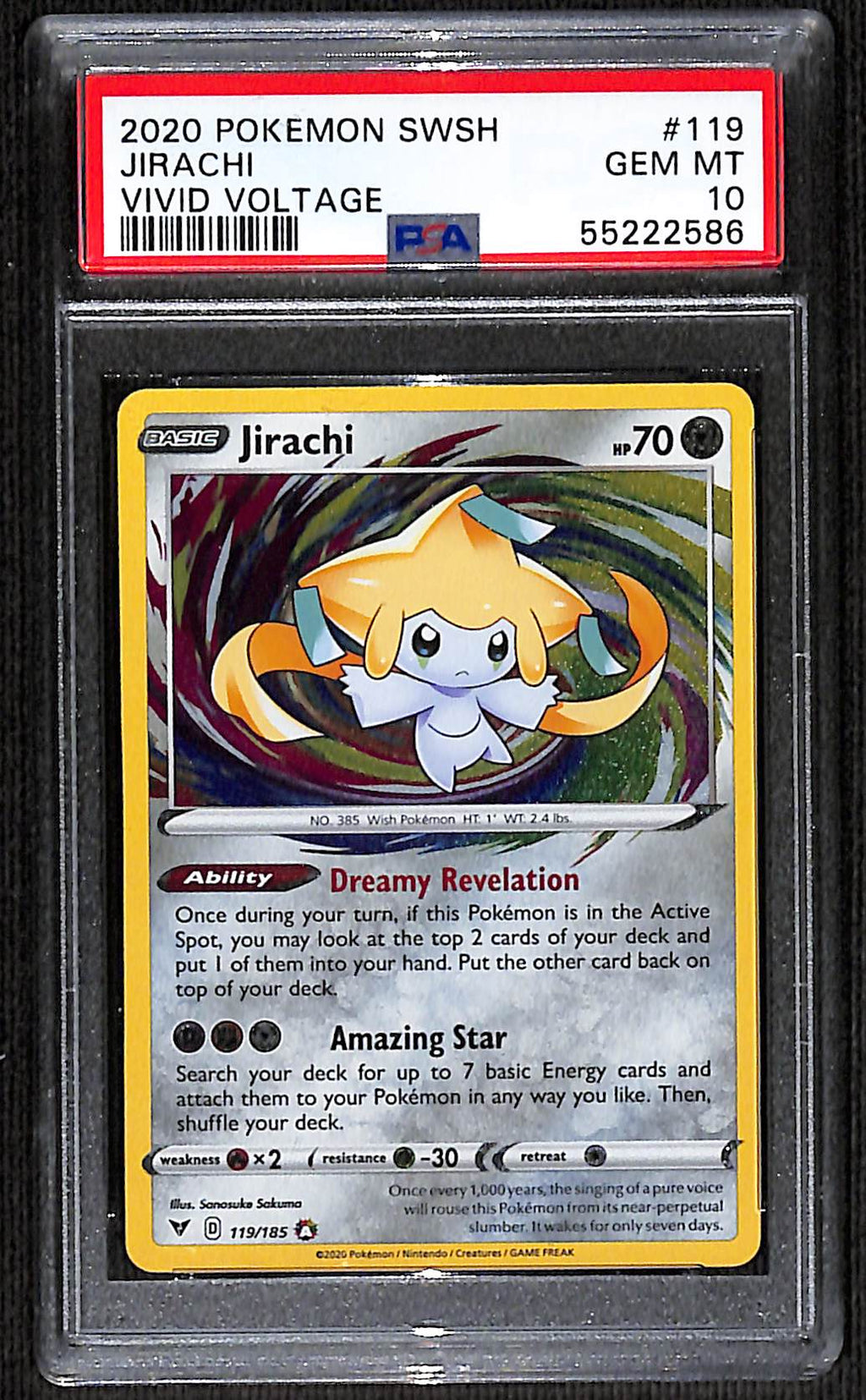 PSA 10 Jirachi (Amazing Rare) [Vivid Voltage]