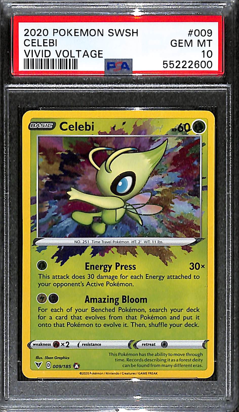 PSA 10 Celebi (Amazing Rare) [Vivid Voltage]
