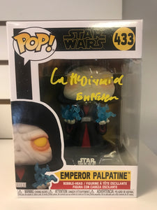 Funko Pop Emperor Palpatine (The Rise of Skywalker) (Signed With JSA Authentication)