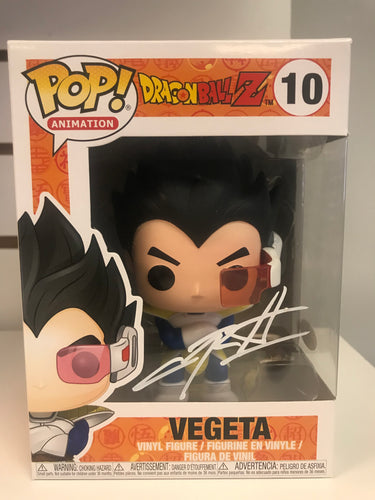 Funko Pop Vegeta (Signed By Chris Sabat With JSA Authentication)