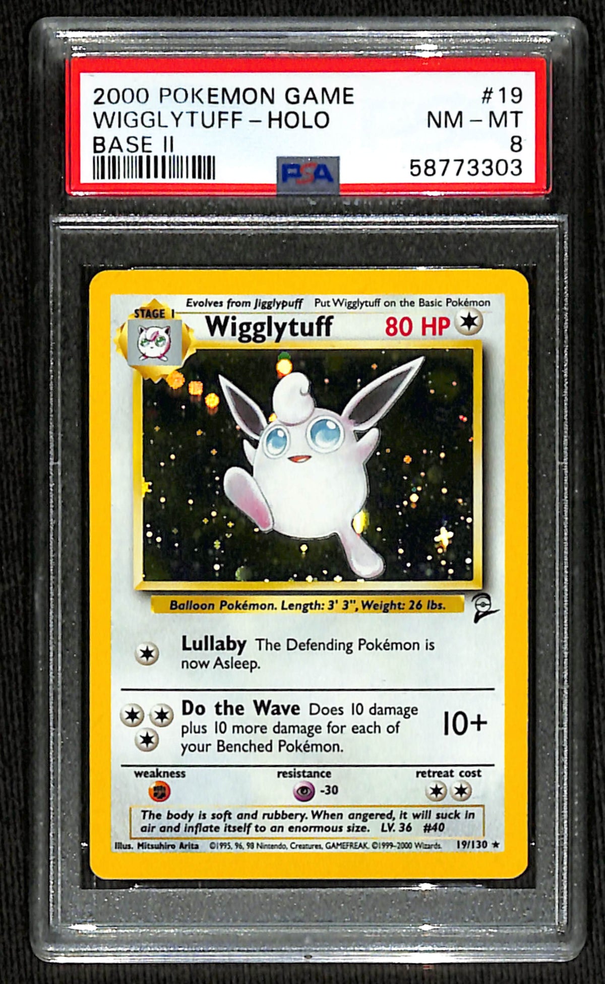 PSA 8 Wigglytuff [Base Set 2]
