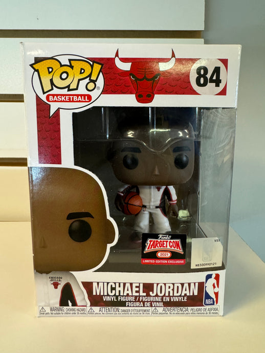 Funko Pop Michael Jordan (White Warm-Ups)