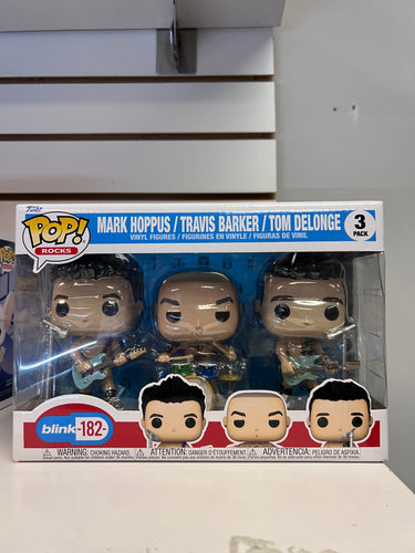 Funko Pop Mark Hoppus / Travis Barker / Tom Delonge