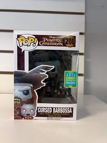 Funko Pop Cursed Barbossa (with Monkey)
