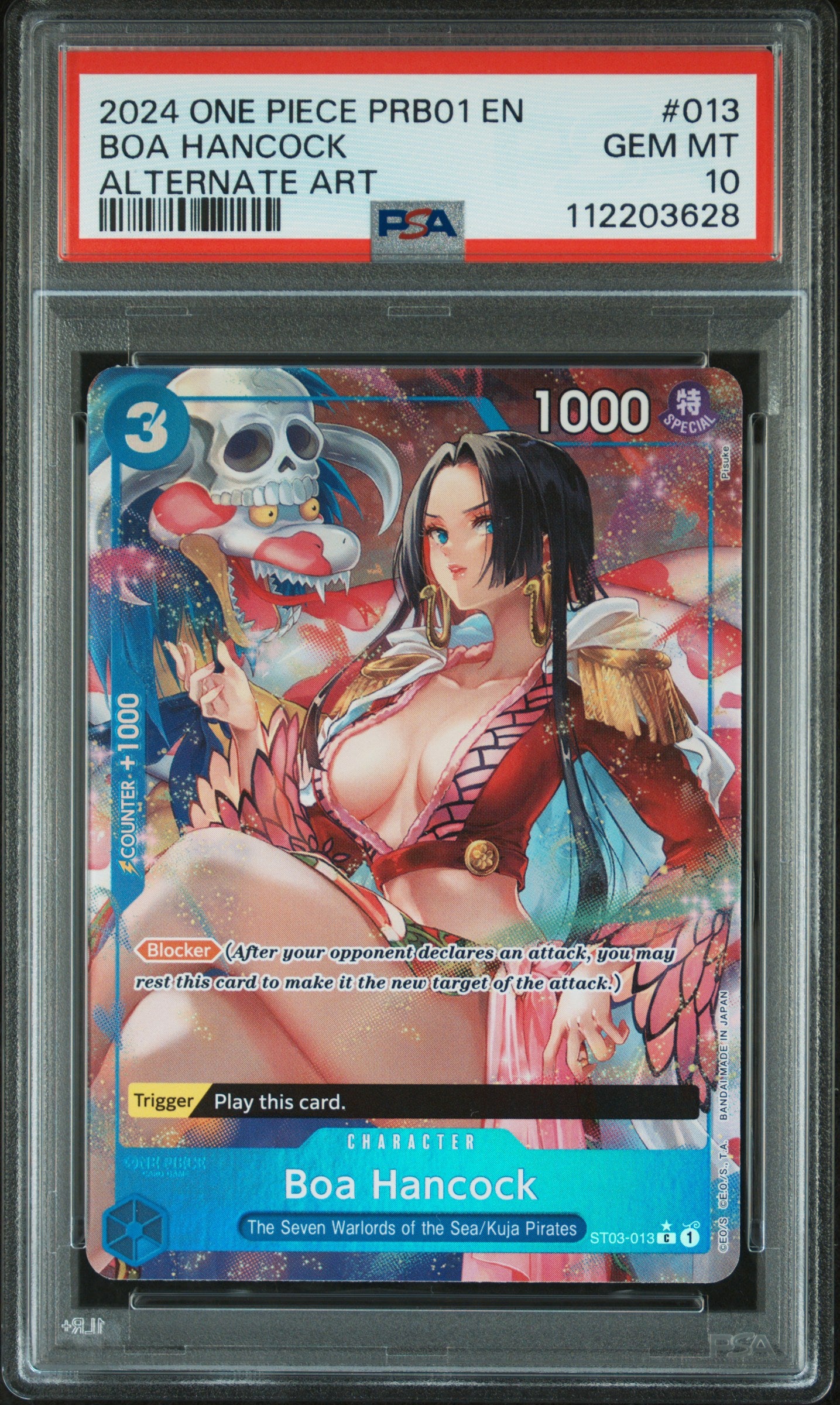 PSA 10 Boa Hancock (Alternate Art) [PRB01]