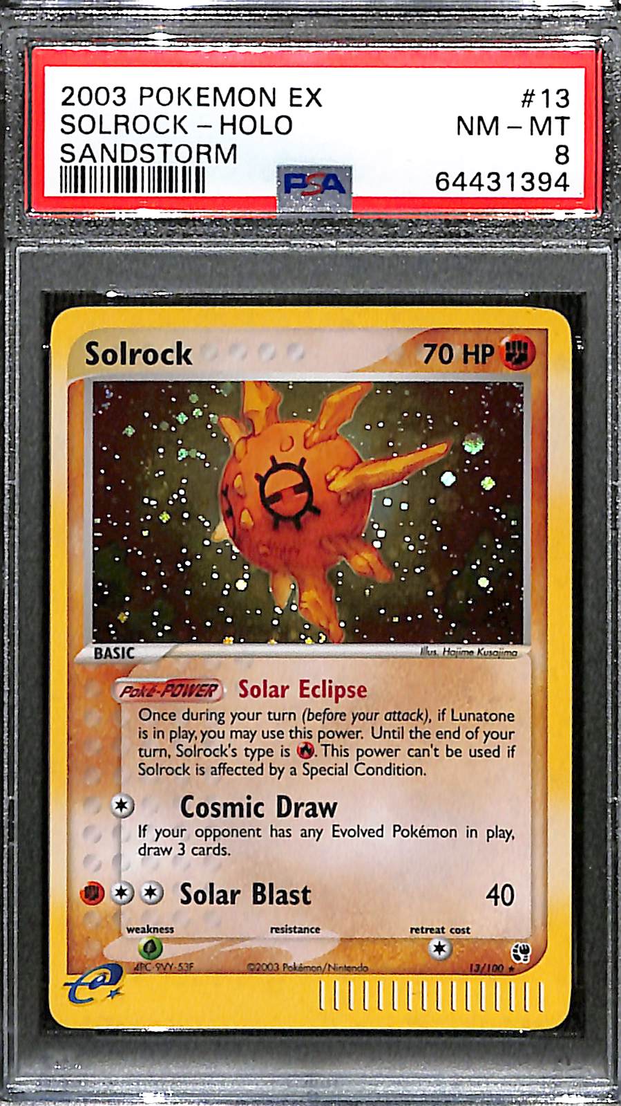 PSA 8 Solrock #13 [Sandstorm]