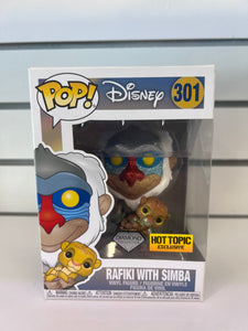 Funko Pop Rafiki with Simba (Diamond)